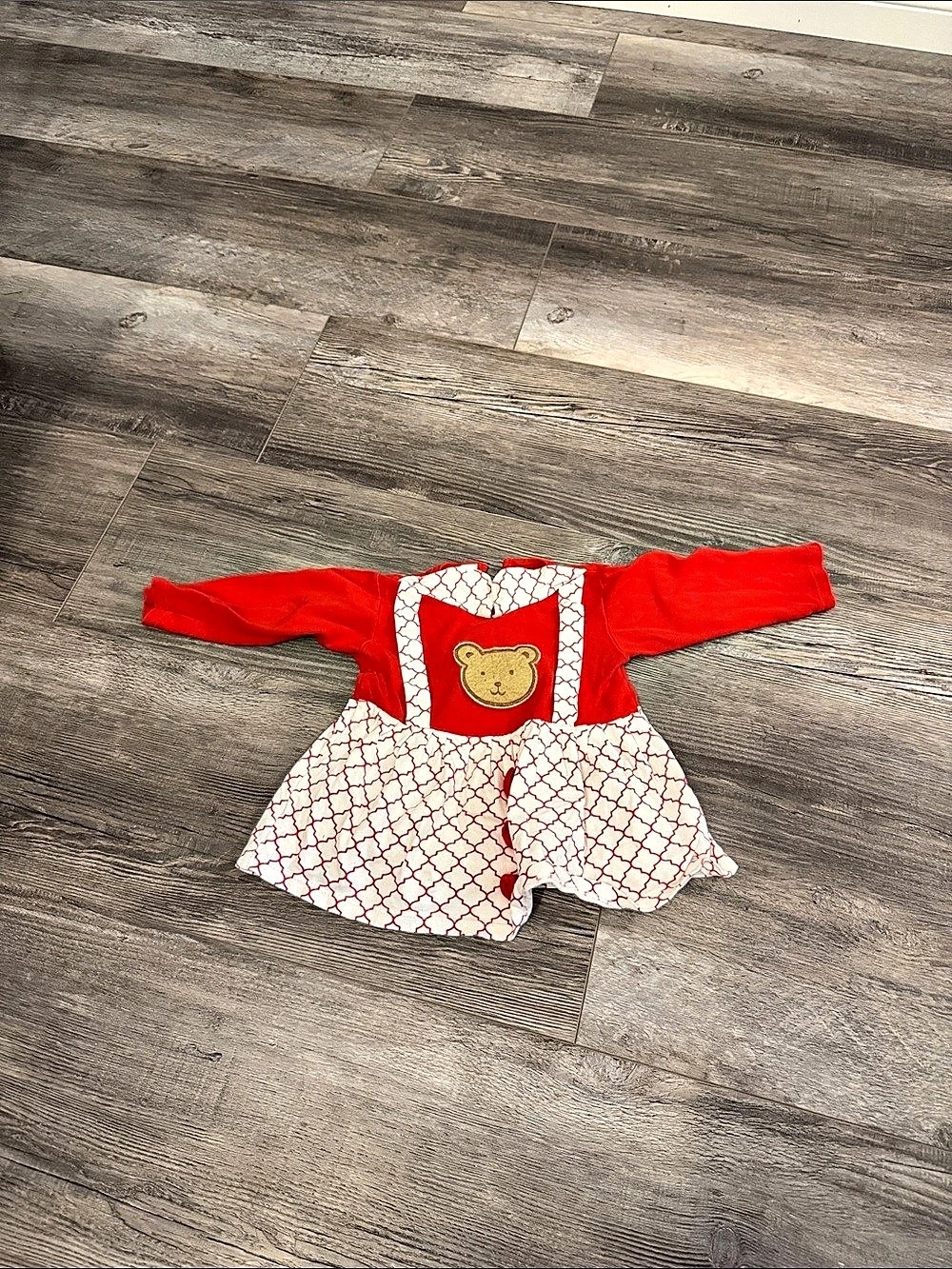 Piu Baby Size 20 Red & White Romper Like New